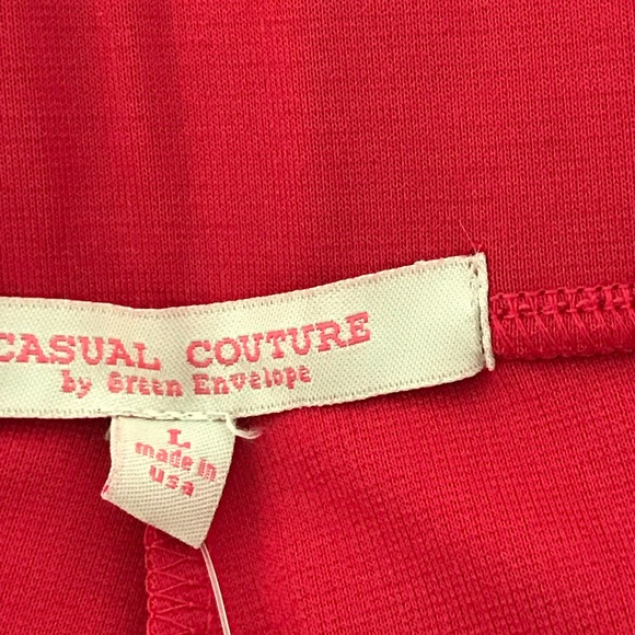NWT Casual Couture by Green Envelope Red Skirt - Picture 4 of 6